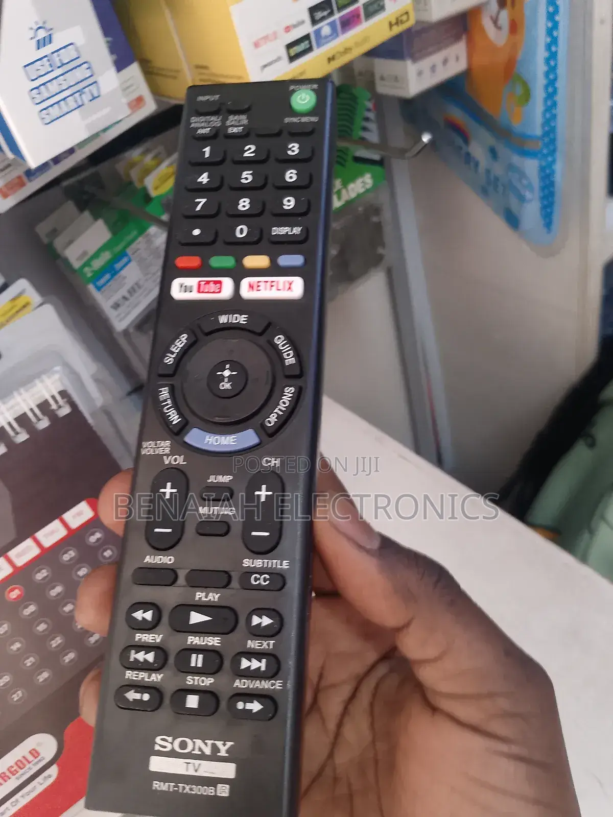 Sony Smart Remote , You Tube, Netflix