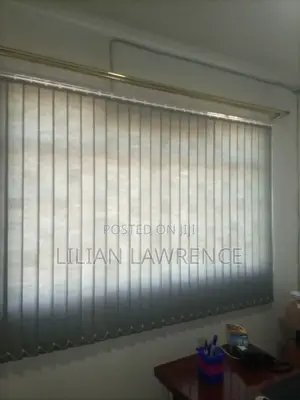 Orange and Black Blend Office Blinds