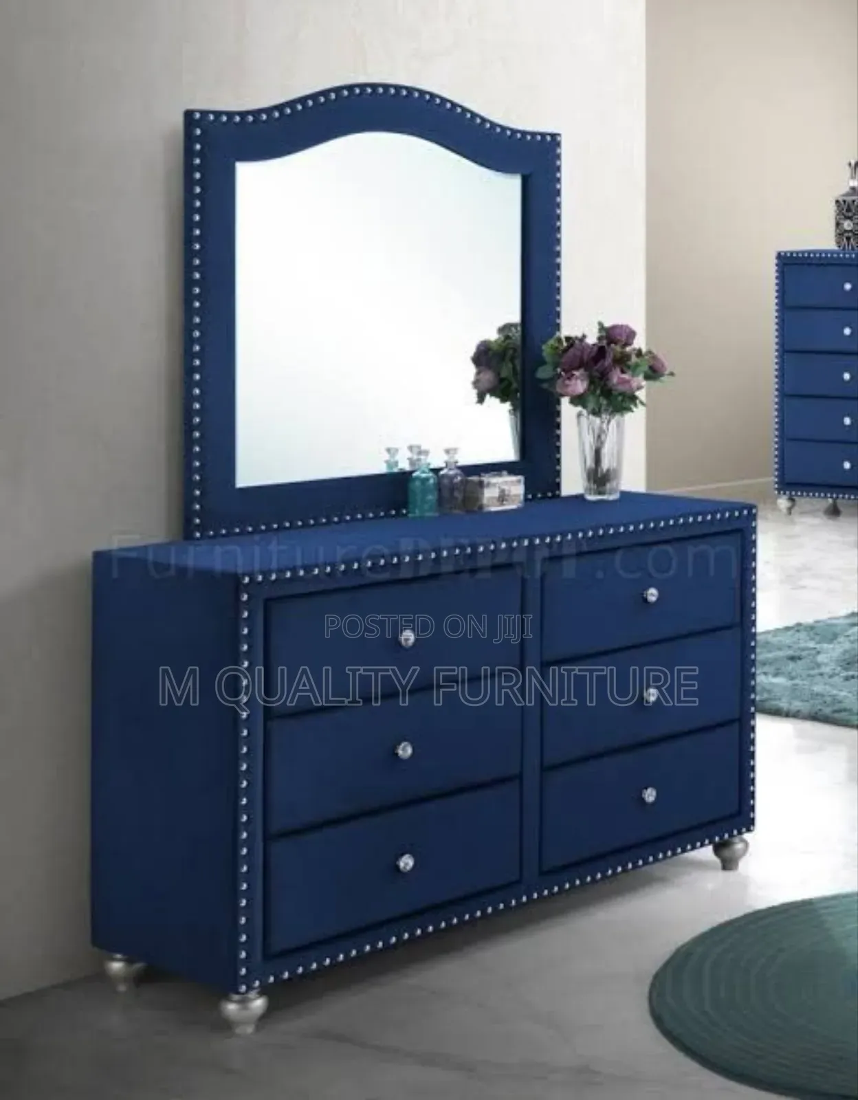 Blue Classy Dressing Mirror