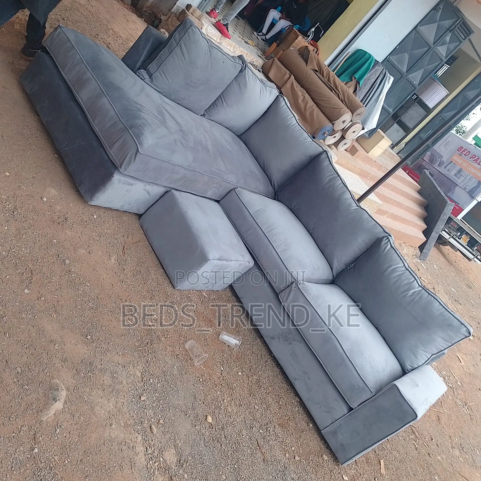 Noble 6 Seater L Sofa Set