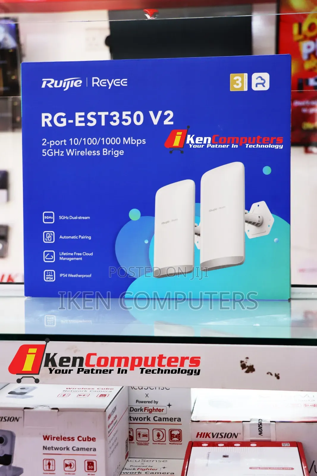 Ruijie Reyee 5ghz Dual-Stream 802.11ac 5km Wireless Bridge