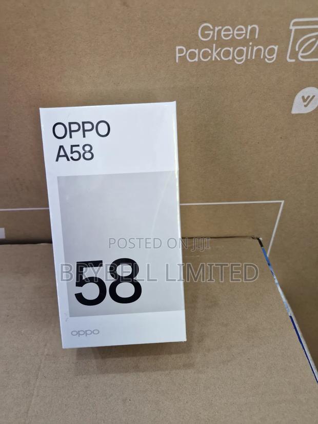 New Oppo A58 128 GB Black - main view