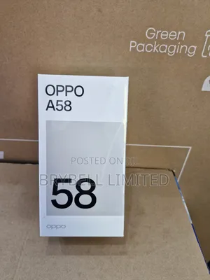 New Oppo A58 128 GB Black
