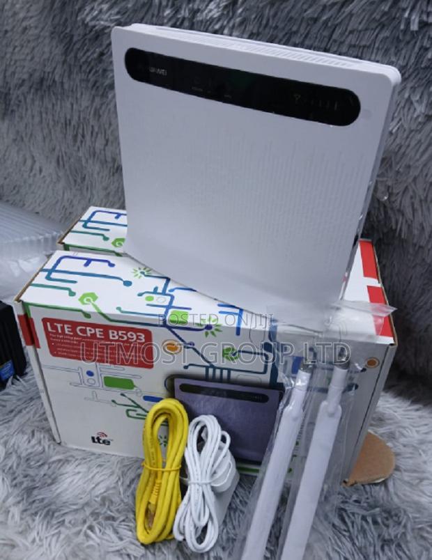 New Huawei B593 Lte Cpe 4g Wi-Fi Router With Simcard Slot