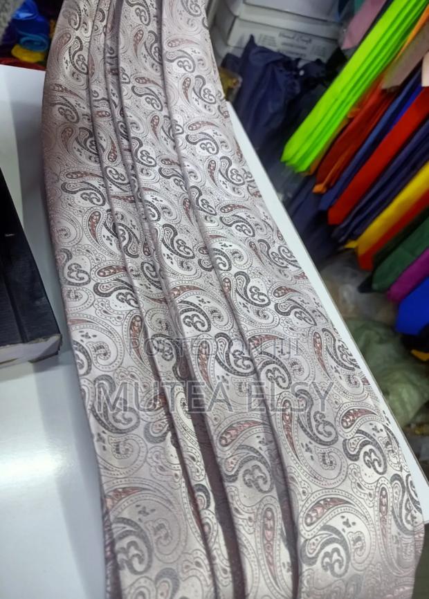 Off White,Brawn Black Vintage Single Ties - main view