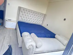Royal 6 by 6 Ft Bed + Resting Couch + Side Drawer