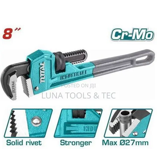 Total Tht170806 Pipe Wrench Size:8"(200mm)
