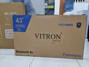 Vitron 43inches Smart Qled Frameless Tv With Bluetooth
