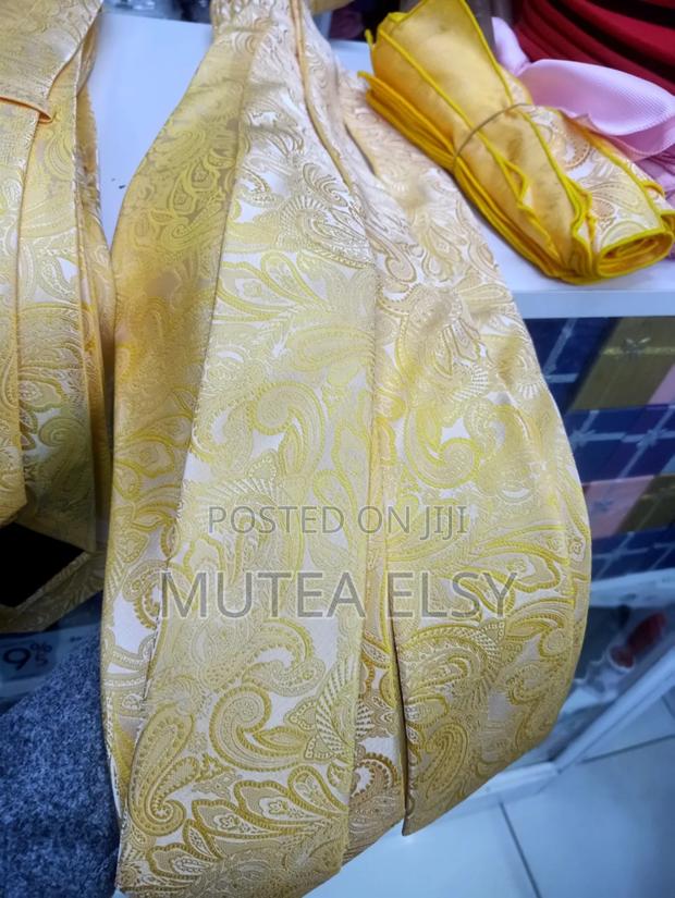 Mustard Yellow Vintage Executive Tie Sets - thumbnail 3