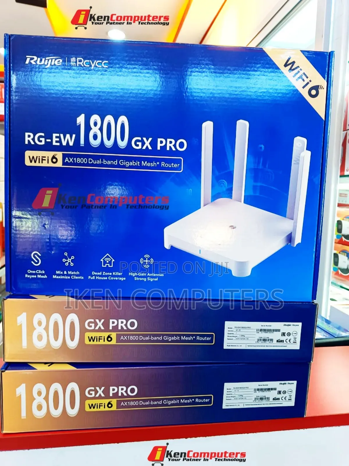 Ruijie Reyee Wifi 6 Router (Rg-Ew1800gx Pro)