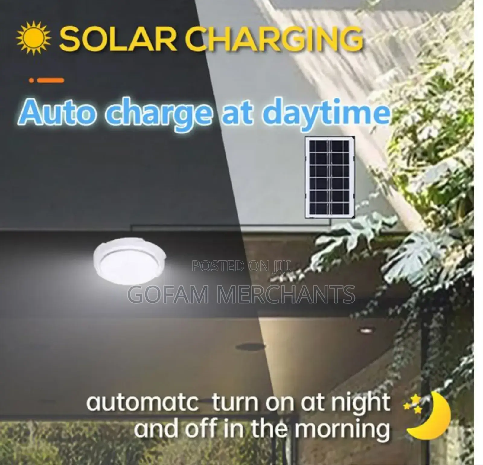 Portable Solar Ceiling Light