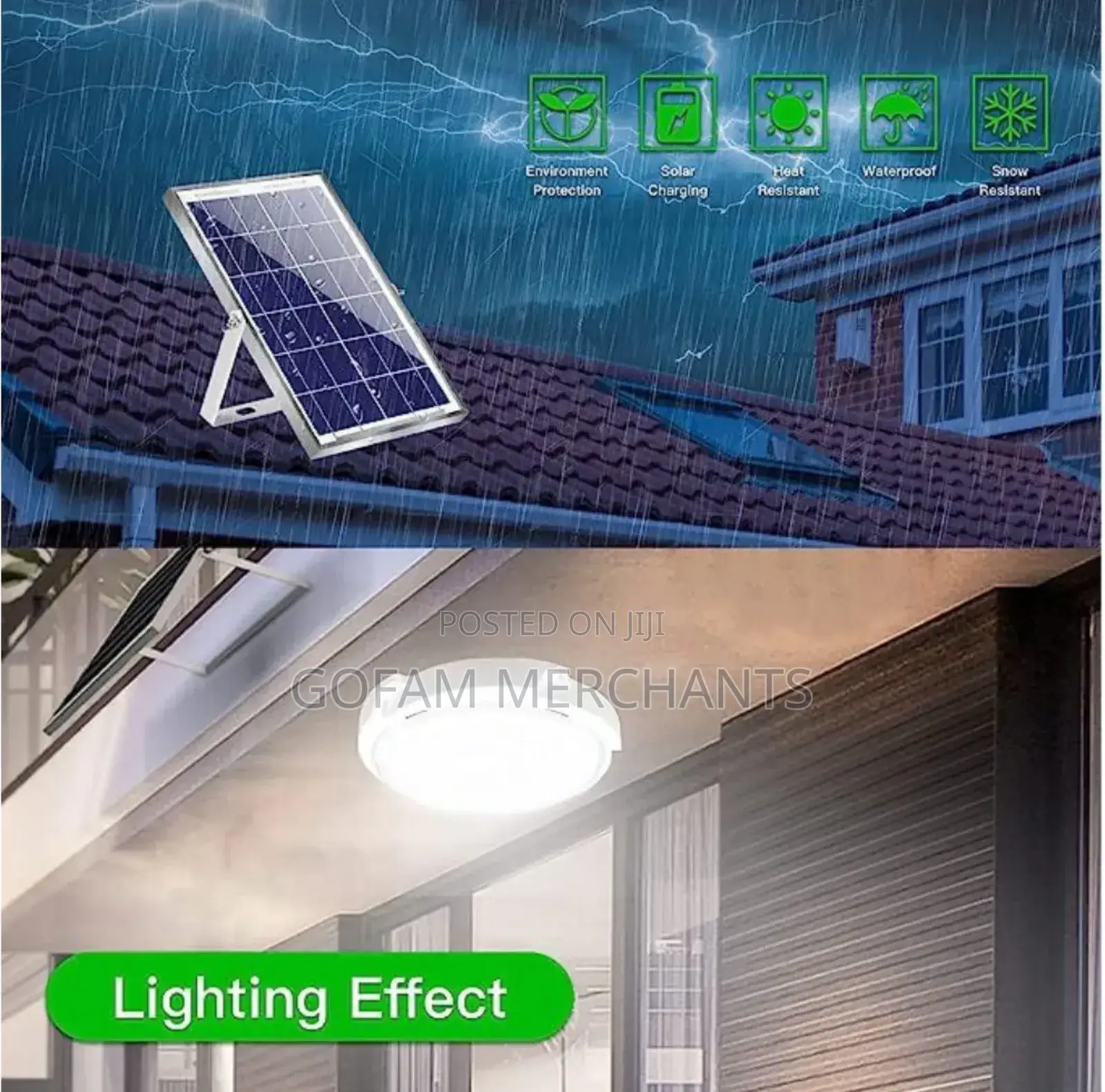 Portable Solar Ceiling Light