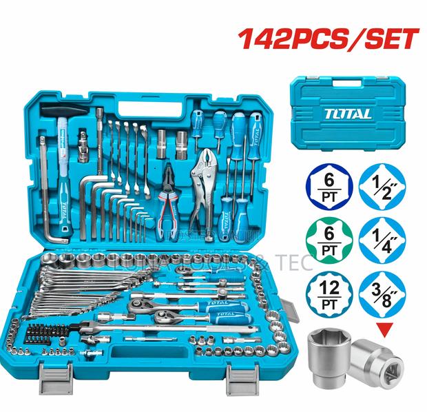Total Thkthp21426 142 PCS Combination Tools Set