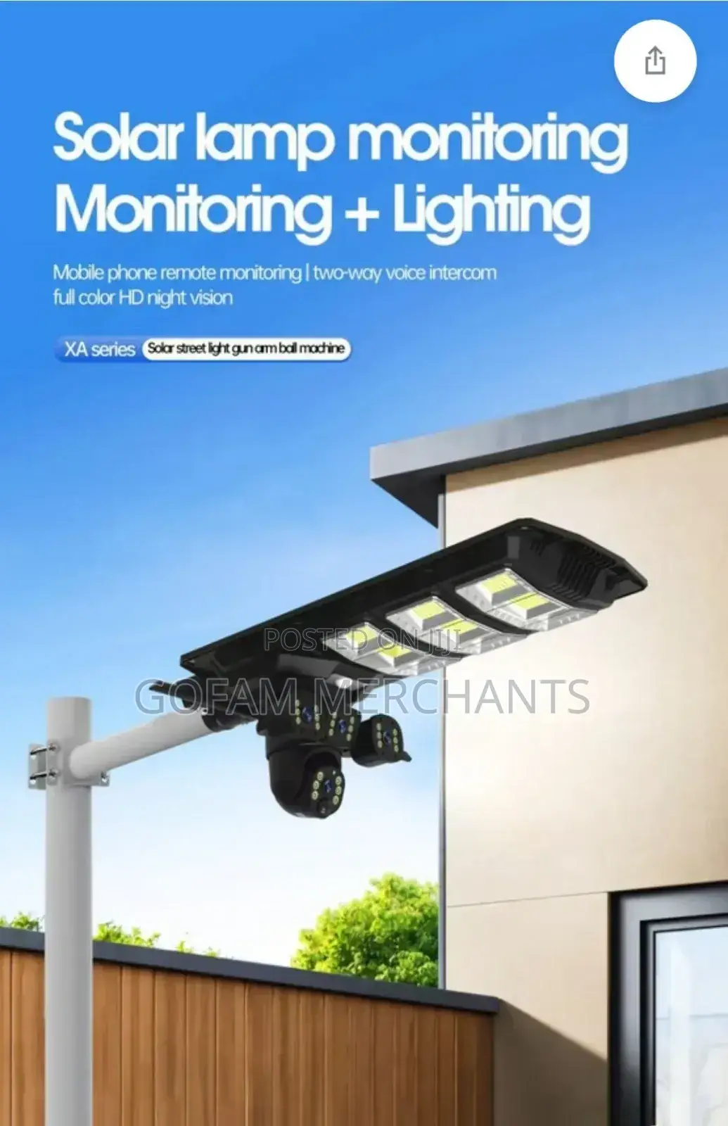 V380 Pro Solar Street Light Flood Light 4g Camera 450w I