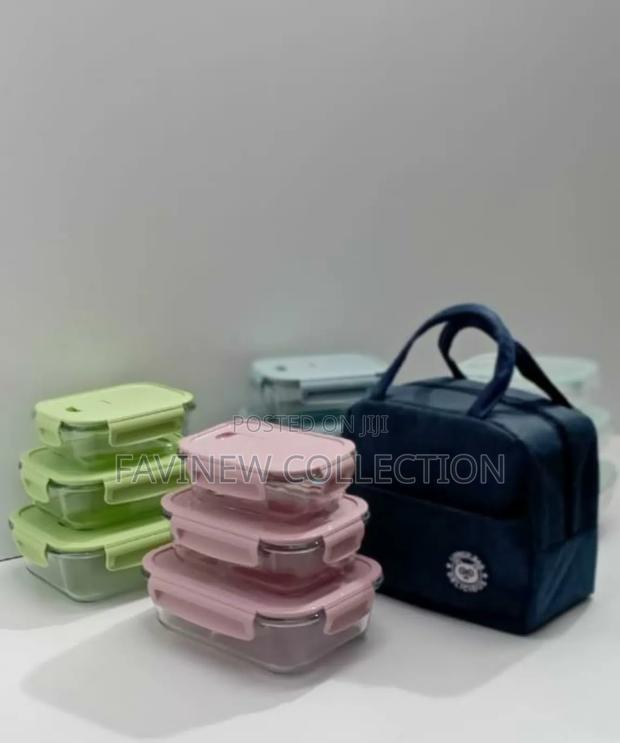 High Borosilicate 3pcs Lunch Box