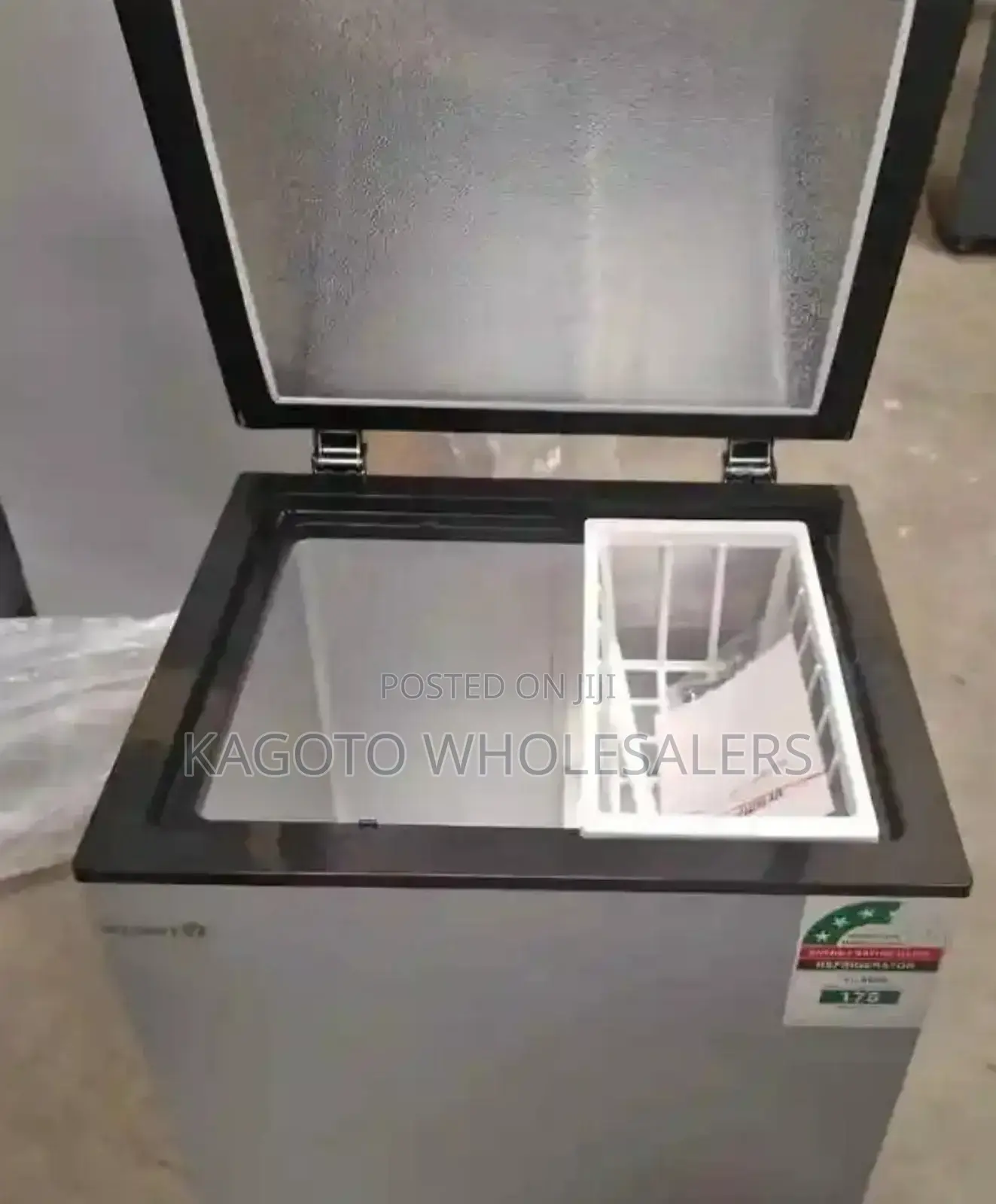 Volsmart 60 Litres Chest Deep Freezer/Grey Vl*60l*