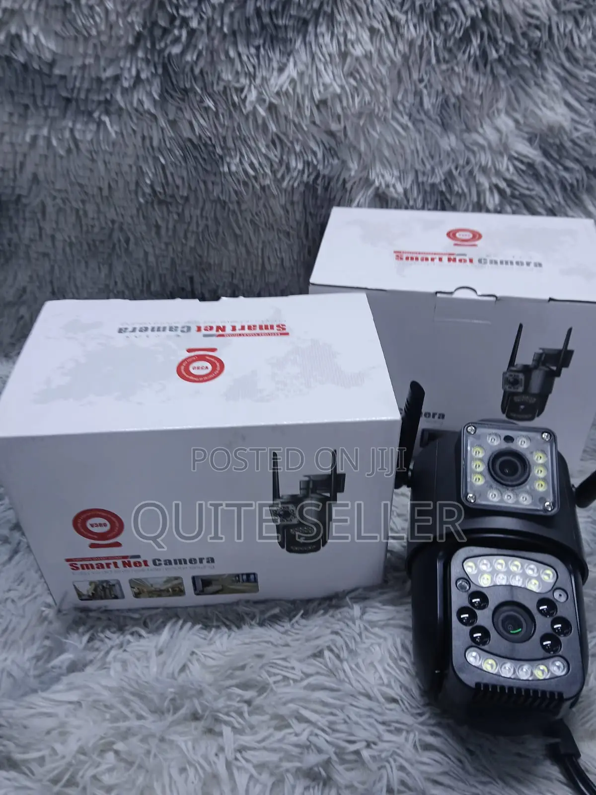 V380 Dual Lens 4g CCTV Camera With Power Cable