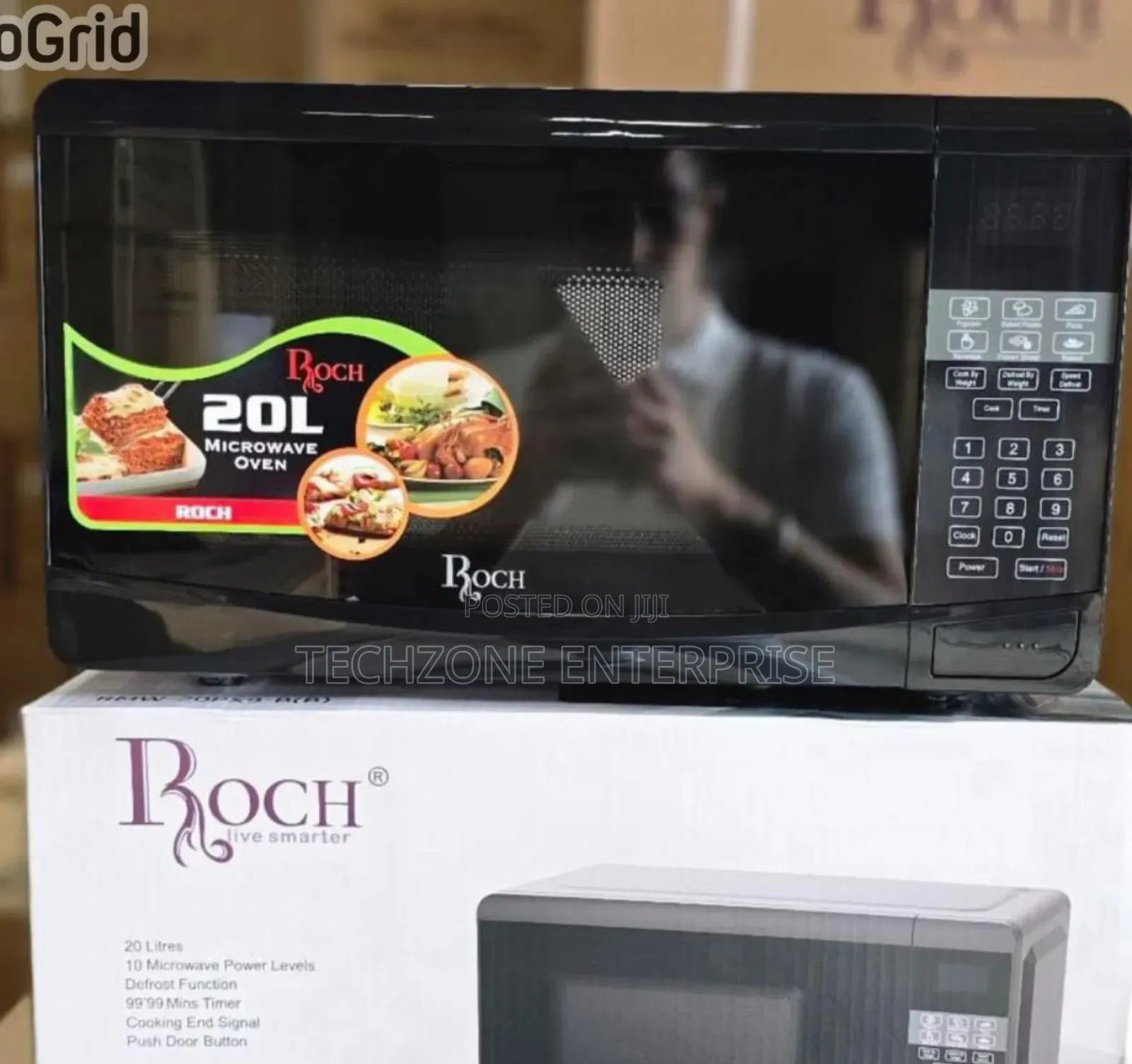 Roch RMW-20px9b(B) 20ltrs Digital Microwave Led Display 