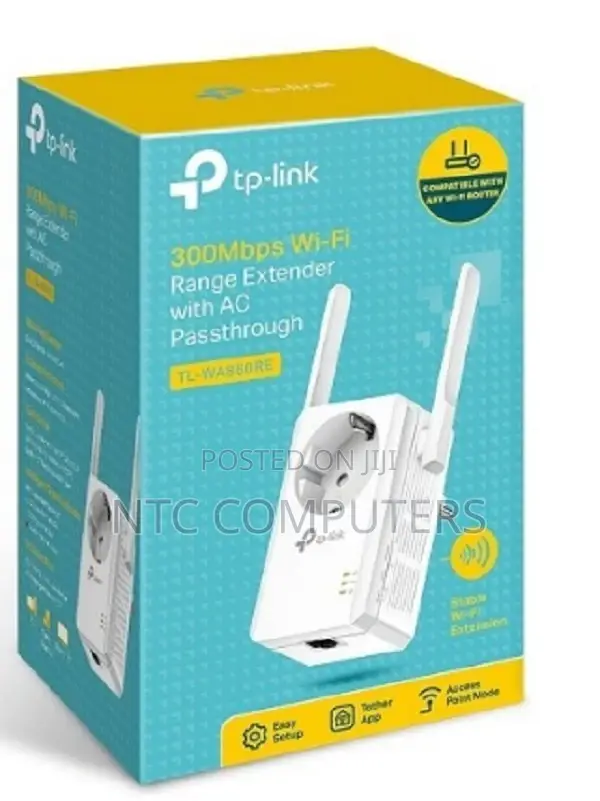 Tp-Link 300mbps Wi-Fi Range Extender With Ac Tl-Wa860re