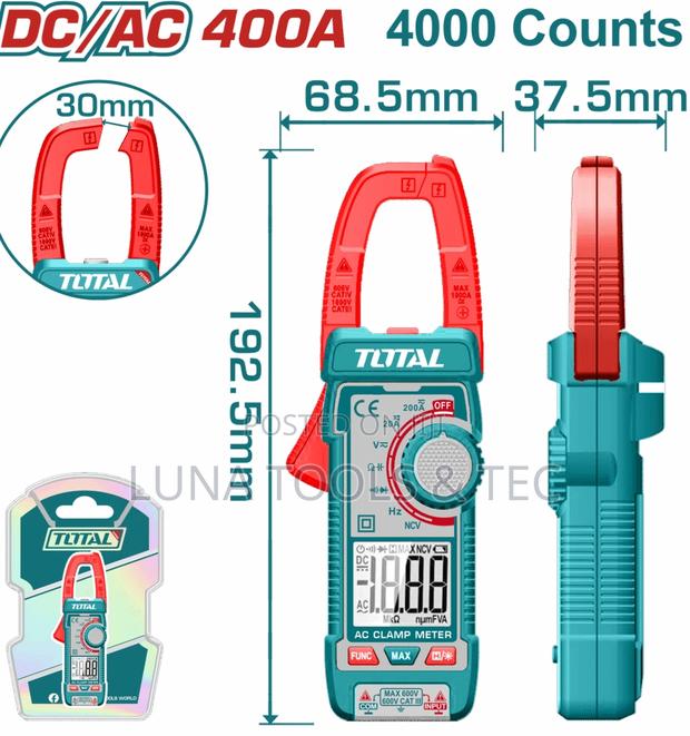 Total Tmt762002 Dc/Ac Clamp Meter 4000 Counts