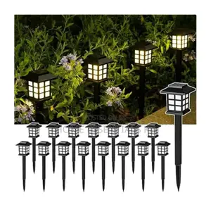 6pc Waterproof Decor Lawn Lamp Outdoor Solar Garden Lights
