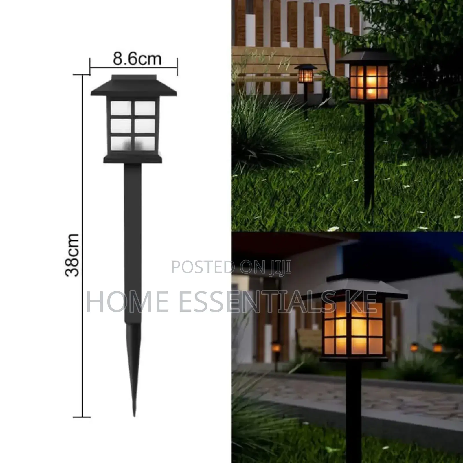 6pc Waterproof Decor Lawn Lamp Outdoor Solar Garden Lights