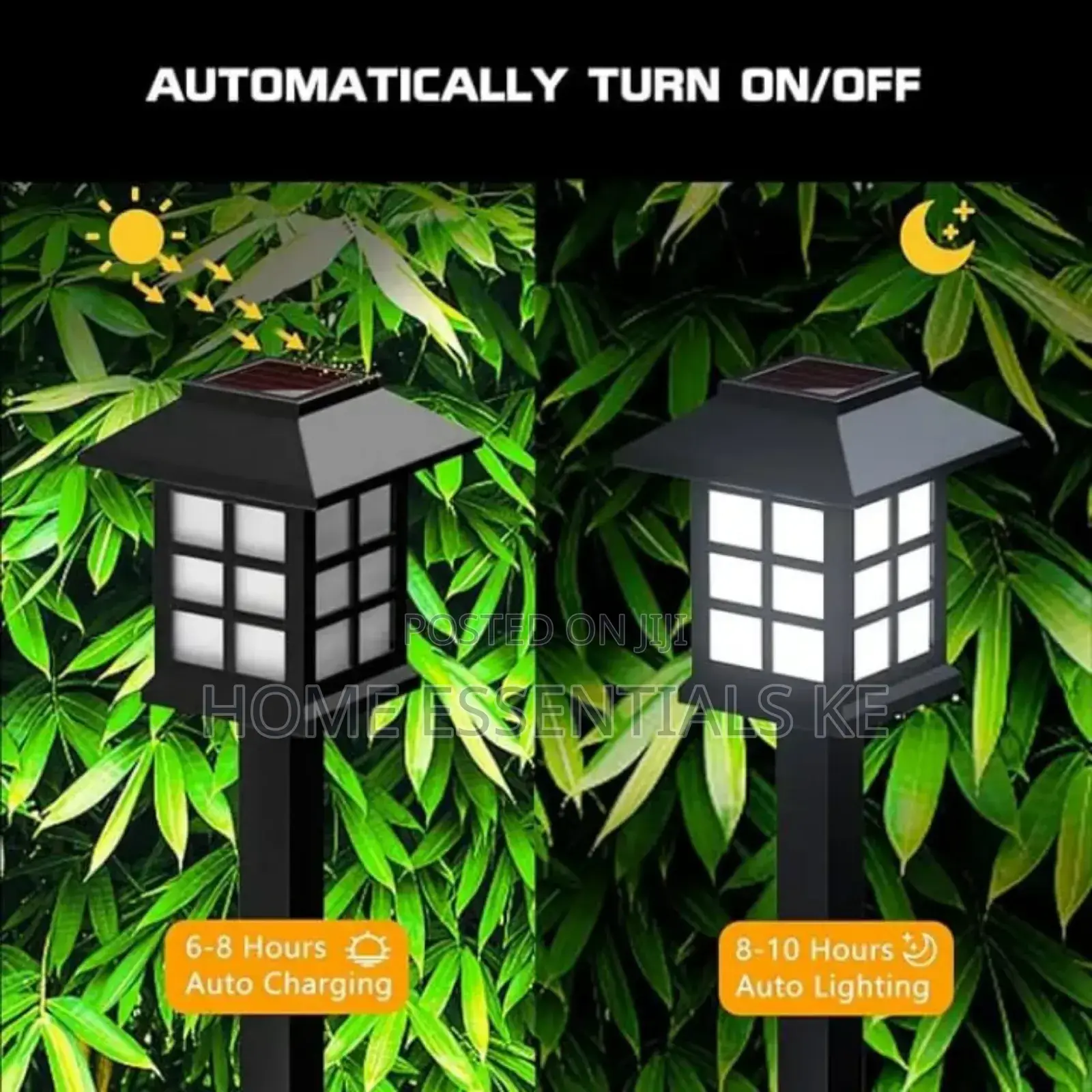 6pc Waterproof Decor Lawn Lamp Outdoor Solar Garden Lights