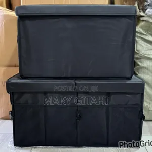 Black*Foldable Premium Car Trunk Boot Organizer
