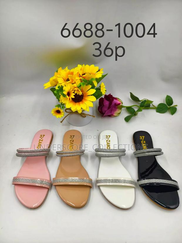 Assorted Colours and Designs Ladies Sandals - thumbnail 4