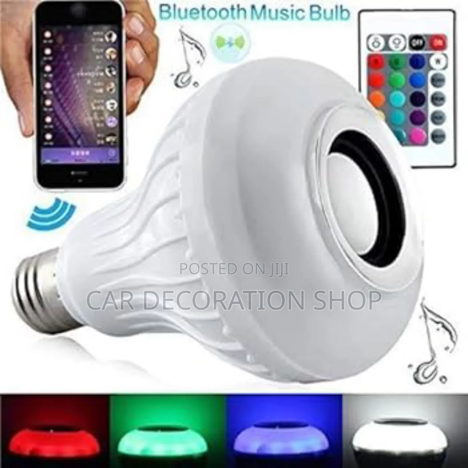 Bulb Speaker Bulb With Romote Color Control