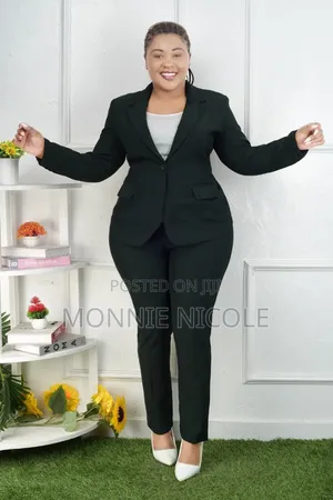 Classy Brown Official Ladies Trouser Suit
