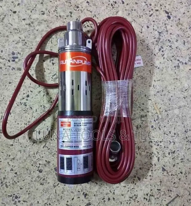 Rutan 50m Solar Submersible Water Pump 24v