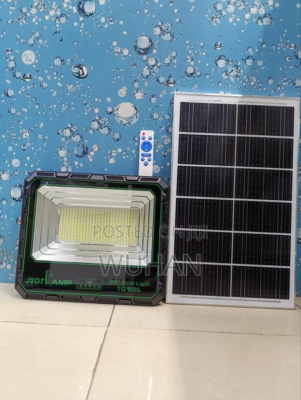 Jsot 100 Watts Automatic Solar Floodlight,Photo Sensor