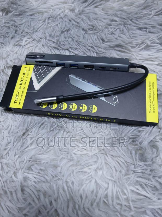 Type C Usbhub 3.0 8 In1 Multi-Functional Hub Usb for Computer Laptop - main view