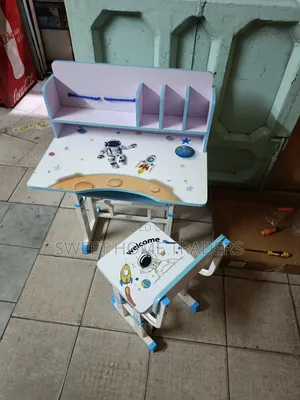 Shelved Kids Study Table
