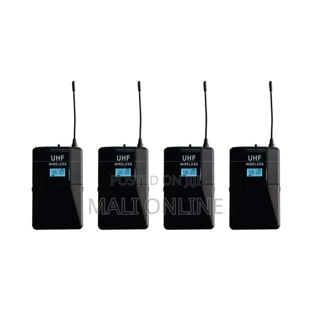 4-channel Uhf Wireless Microphone System 4 Lapel Mics - thumbnail 2
