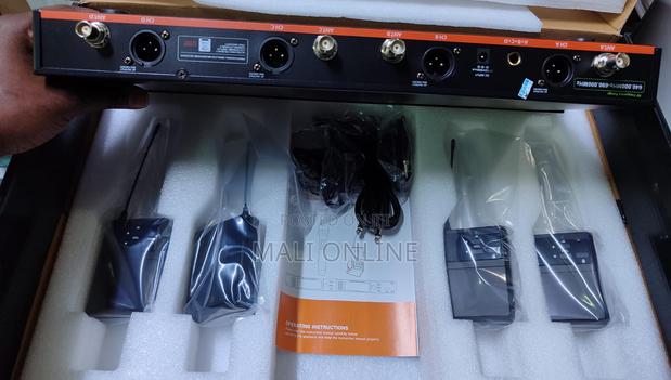 4-channel Uhf Wireless Microphone System 4 Lapel Mics - thumbnail 6