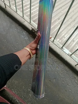 Carbon Fiber Vinyl Wrap Holographic Rainbow Gloss Wraping
