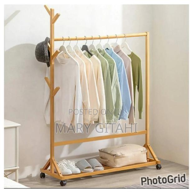Bamboo Cloth Rack
