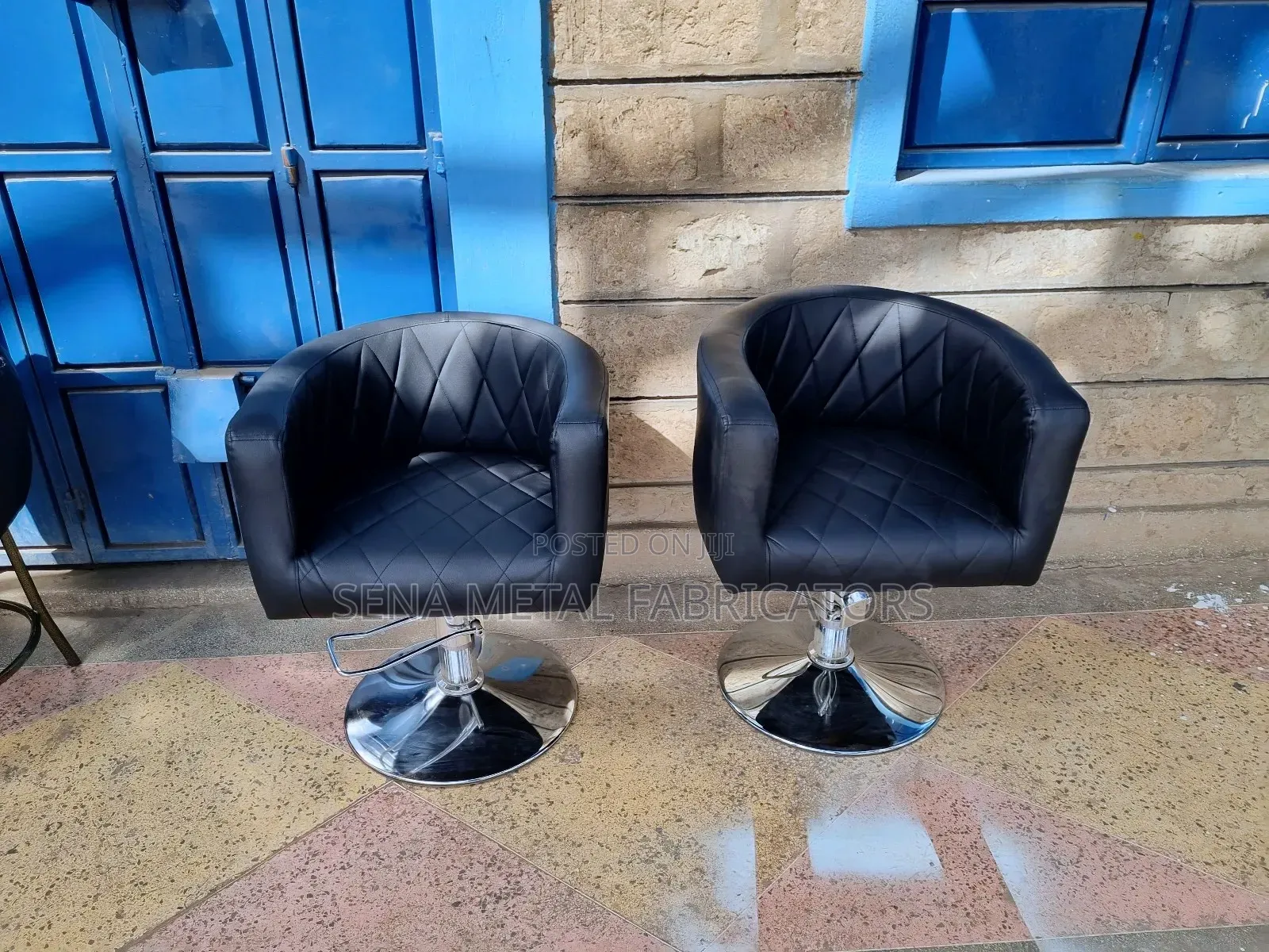 Black Salon Chair for Styling,Hydraulic Barbershop.