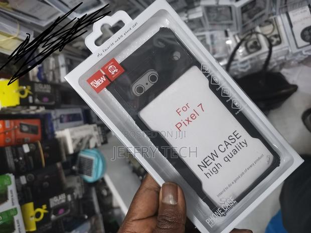 Google Pixel 7 Shockproof Transparent Pc Tpu Bumper Military - thumbnail 3