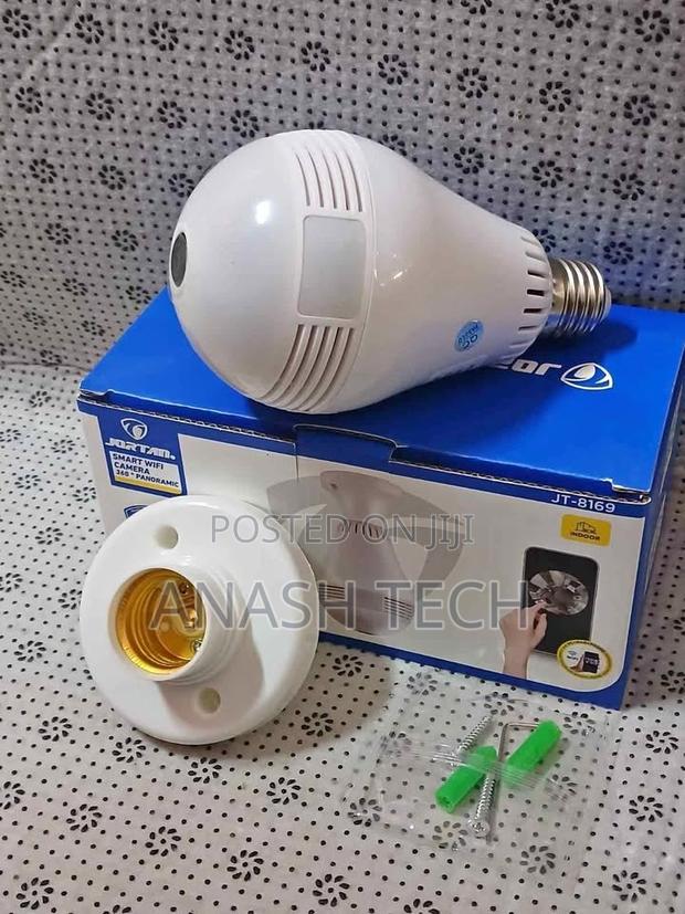 Bulb CCTV Camera Wireless