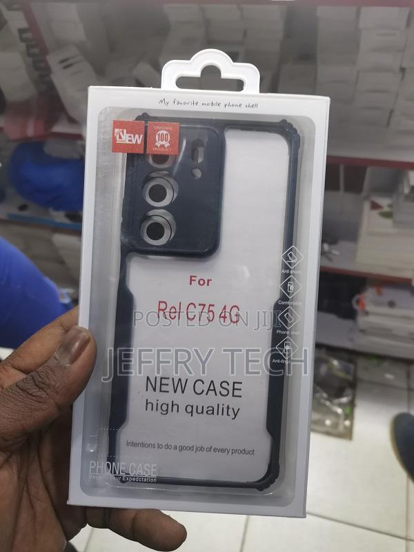 Realme C75 Back Cover Transparent Premium Quality Phone Case - main view