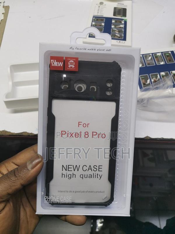 Google Pixel 8 Pro Shockproof Transparent Pc Tpu Bumper Mil - main view