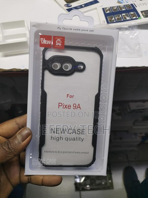 Google Pixel 9a Shockproof With Polycarbonate Clear Cover - main view