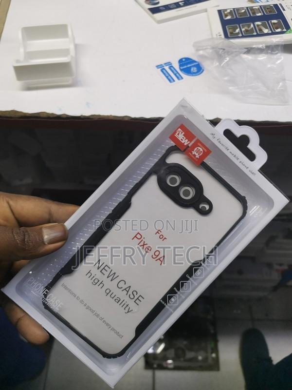 Google Pixel 9a Shockproof With Polycarbonate Clear Cover - thumbnail 3