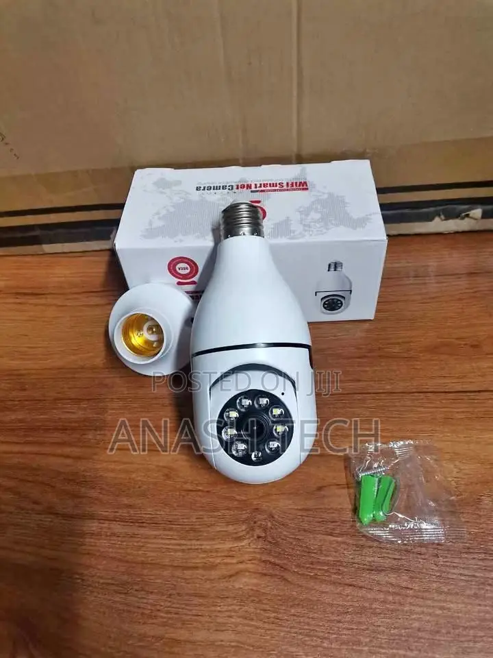 Wifi Bulb CCTV Camera Rotating Camera