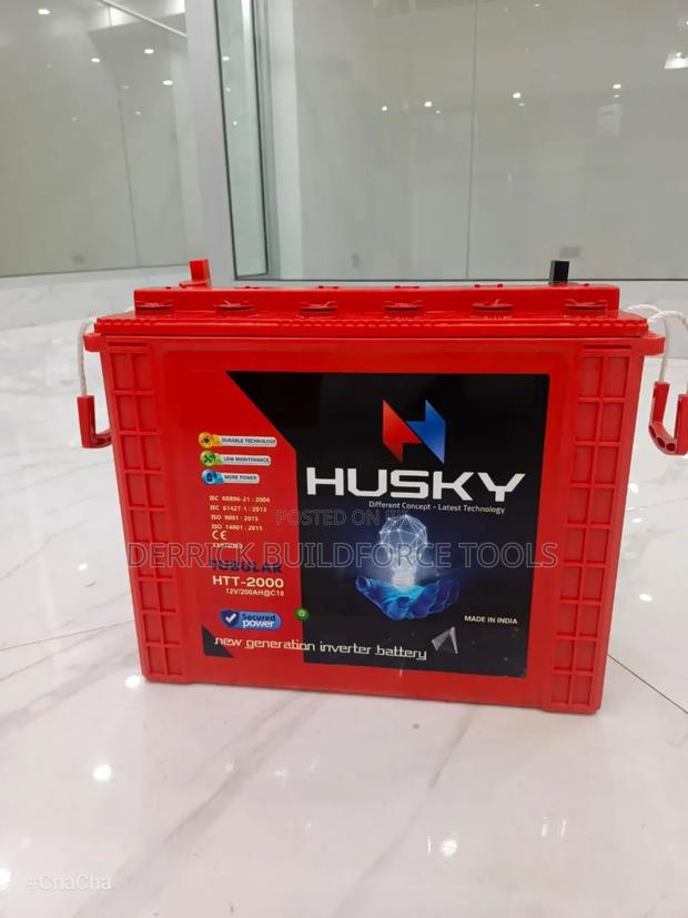 Original Husky 200ah 12v Tall Tubular Heavy Duty Battery