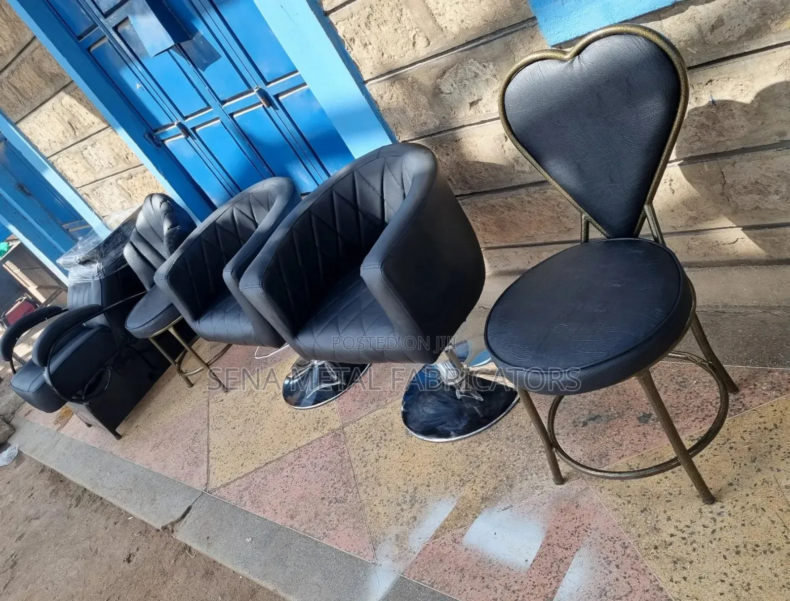 Manicure Set of Chairs and Salon Wash Basin