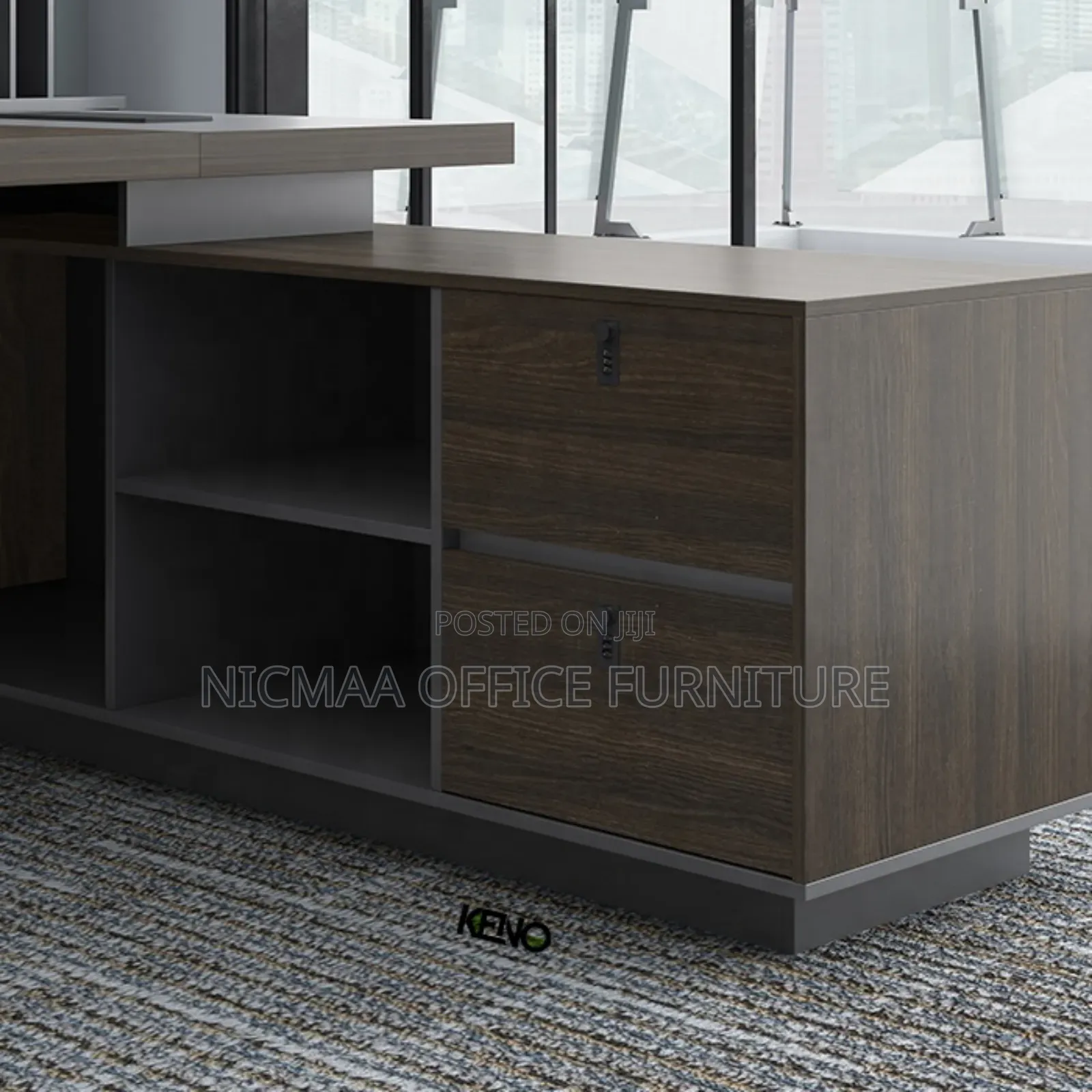 Executive Desk: 1800mm Executive L-Shaped Ceo Office Desk